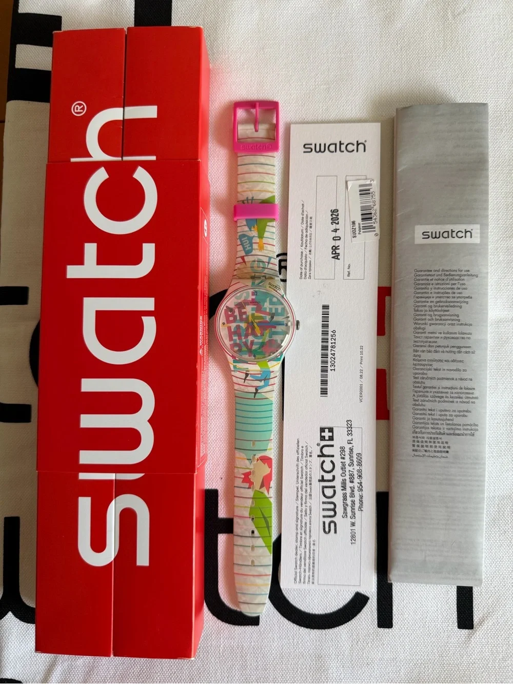 Swatch Go Happy SUOZ196 41mm Unisex